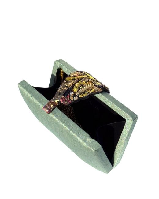 Simitri Green Sage Raaka Clutch