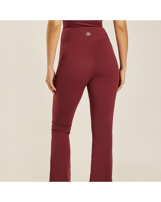 Be Athletica Be One Eighty Wrap-Waist Flared Leggings
