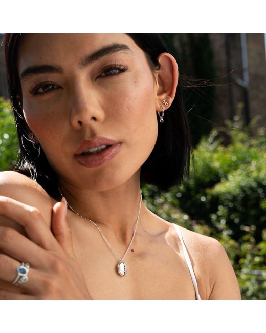 Dower & Hall Blue Sapphire Orissa Studs
