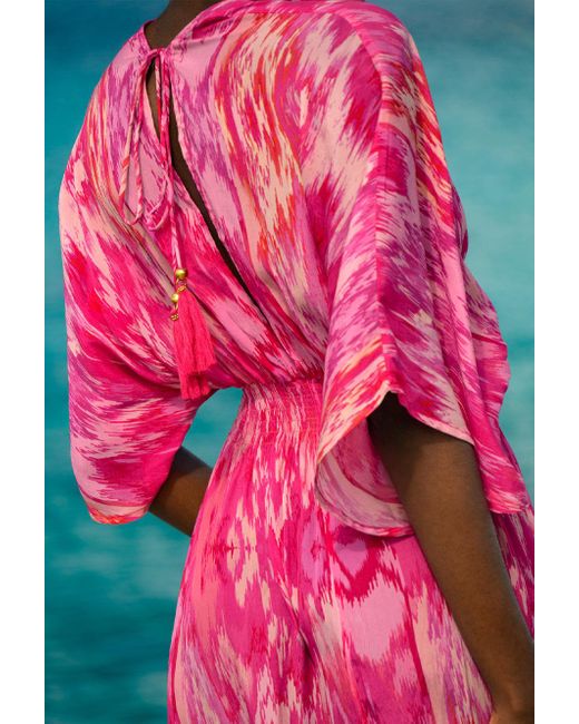 Sophia Alexia Pink Magical Capri Kimono Dress