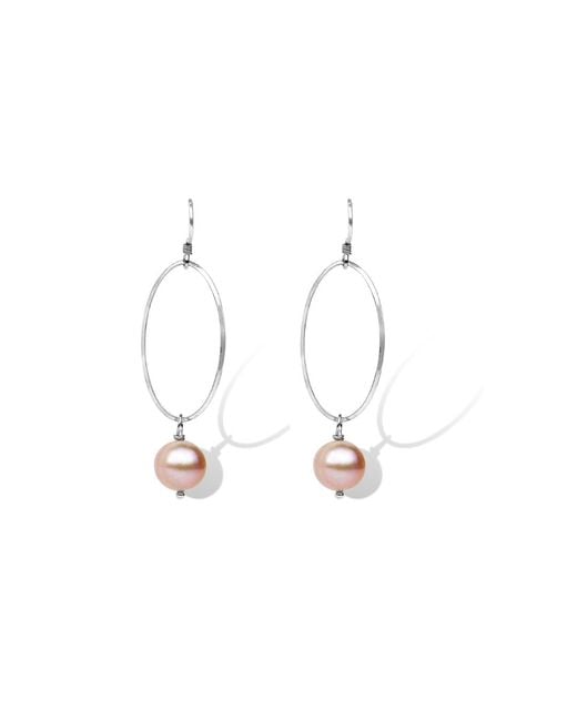 FV Jewellery White La Pierre Fresh Water Pearl Earrings