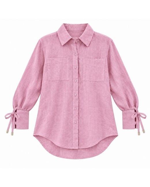Lessea Pink Linen Cloud
