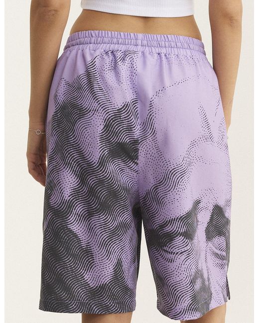 mysimplicated Purple Bermuda Shorts for men