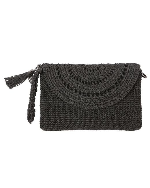 SJW BAGS LONDON Black Grace Hand Crochet Bag