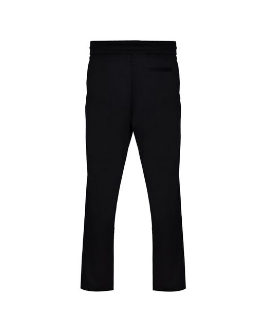 DAVID WEJ Black Paco Loose Fit Chinos for men