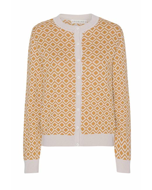 GROBUND Natural Augusta Knit Cardigan