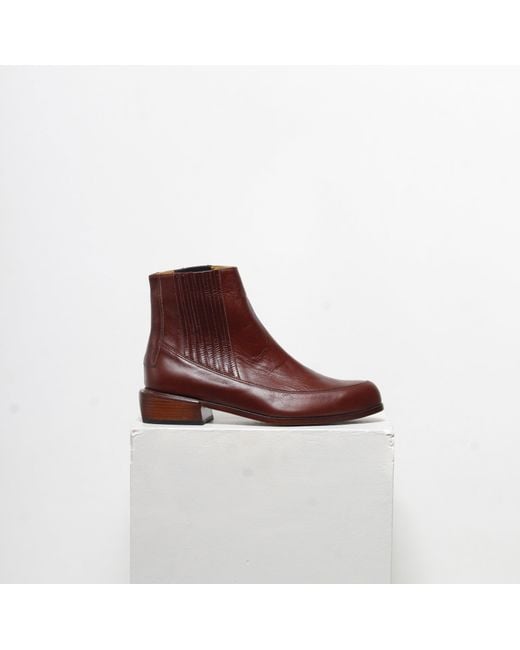 Mafalda Purple Cordelia Nutella Ankle Boots