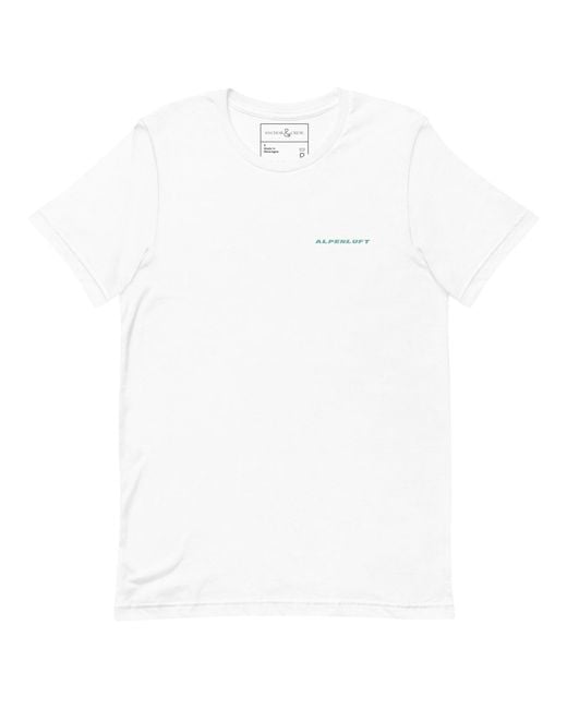 Anchor and Crew Blue Higher Grounds Postmark Organic Cotton T-Shirt