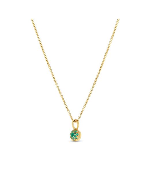 Dinny Hall Metallic Emerald Bon Bon Pendant