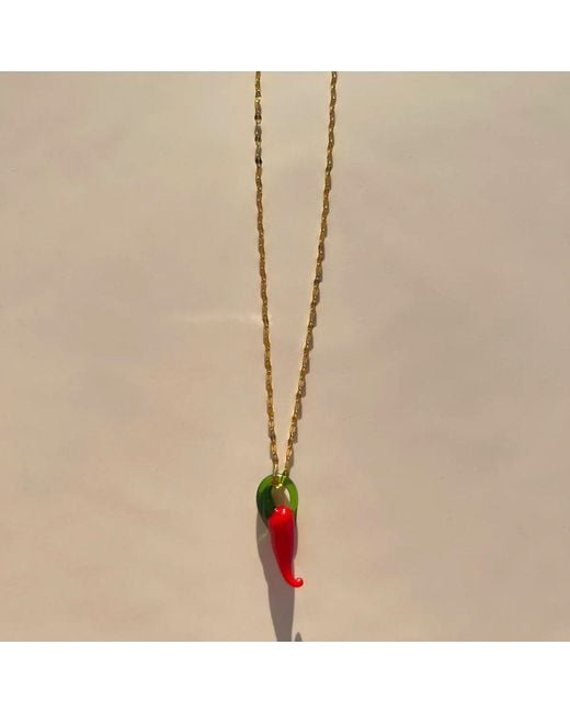 Miss May the Brand Metallic Hot Stuff Chain Necklace