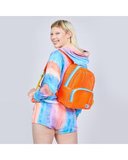 Mokuyobi Orange Tiger Mesh Mini Backpack