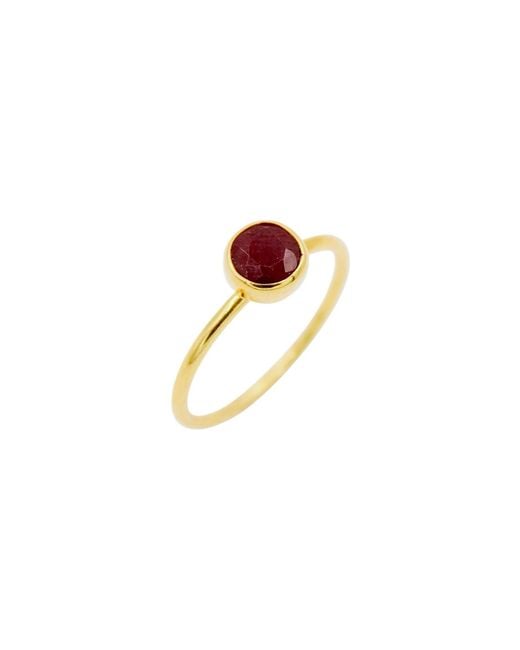 1610Istanbul Metallic Orient Express Ruby Ring