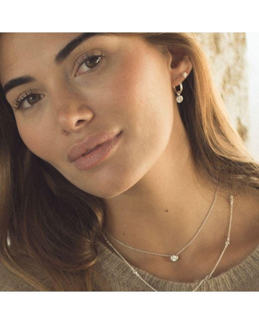 Auree Jewellery White Verona Cubic Zirconia Interchangeable Drop Earrings