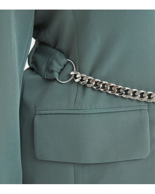 SECTION 101 Blue Lainey Blazer- Dusty Jade