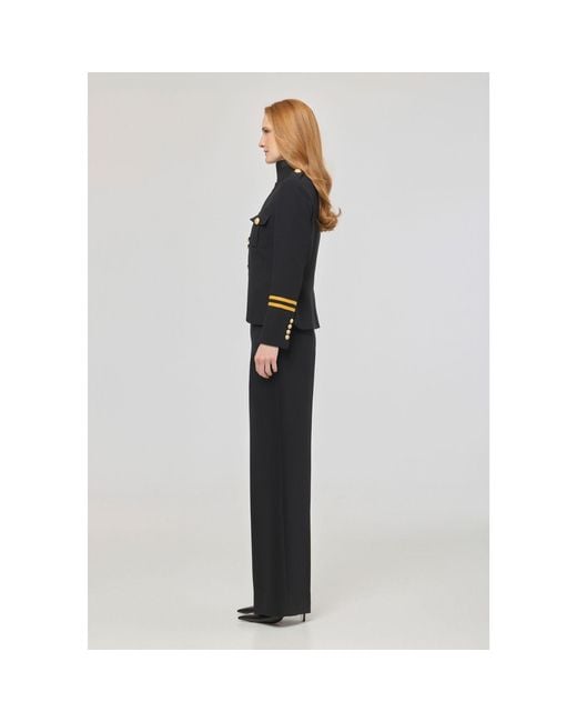 The Extreme Collection Blue Blazer With Braid Claudia London