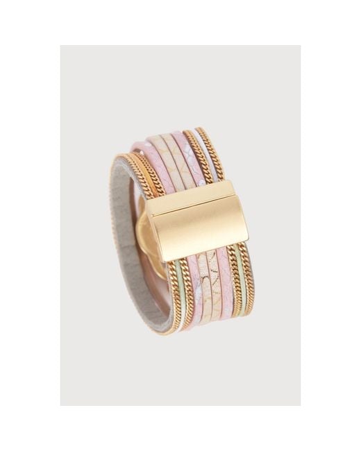 Saachi White Soft Multi Medallion Bracelet