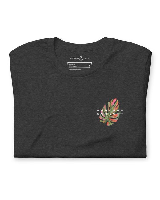 Anchor and Crew Black Heather Organic By Design Passenger Organic Cotton T-Shirt