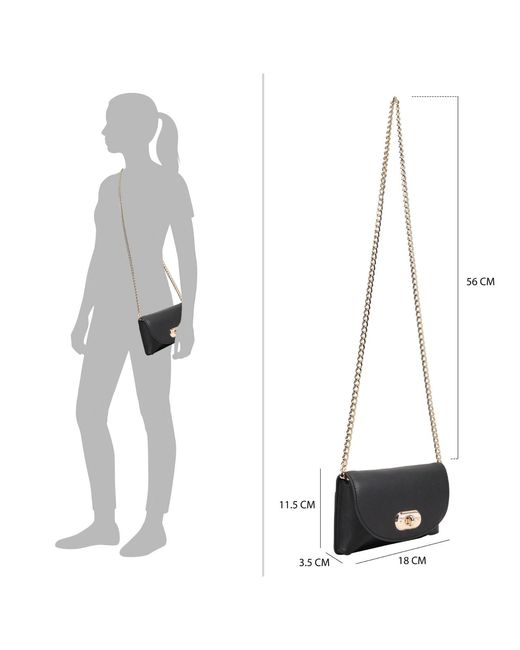 Paul Costelloe Black Zayda Crossbody Bag