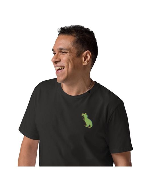Anchor and Crew Black Heather T-Rex Snap Dancin' for men