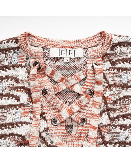 Fully Fashioning Women's Brown Fully Fashioning