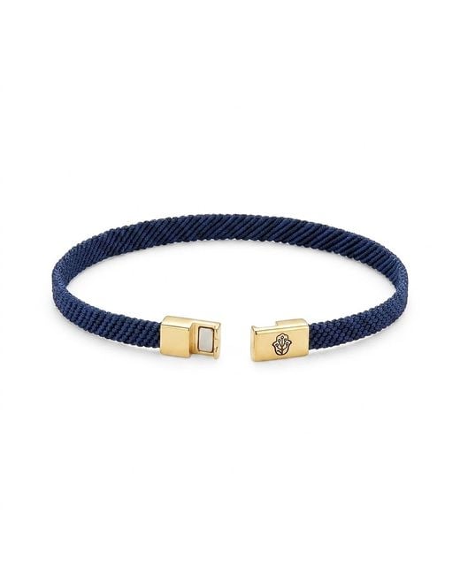 Karma and Luck Blue Forever Grateful String Magnetic Bracelet for men