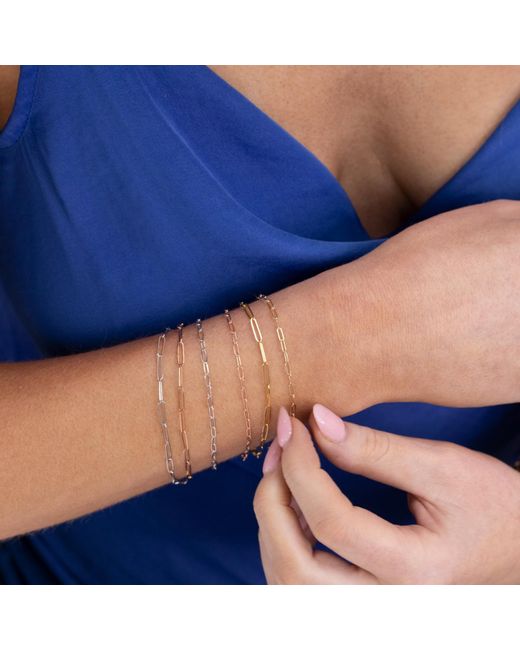 Maya Brenner Metallic Element Short Link Bracelet