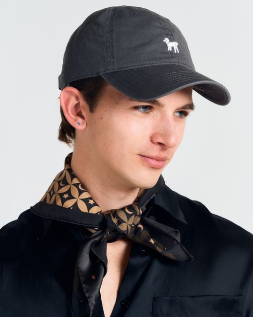Lost Pattern Gray Pan Pan Baseball Cap