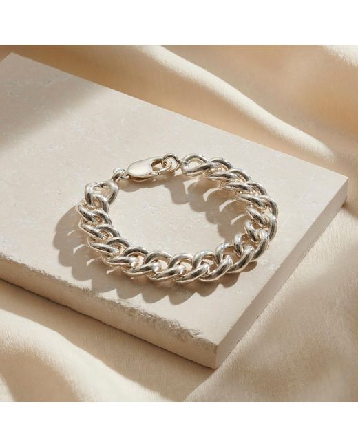 Posh Totty Designs Metallic Heavy Curb Chain Bracelet