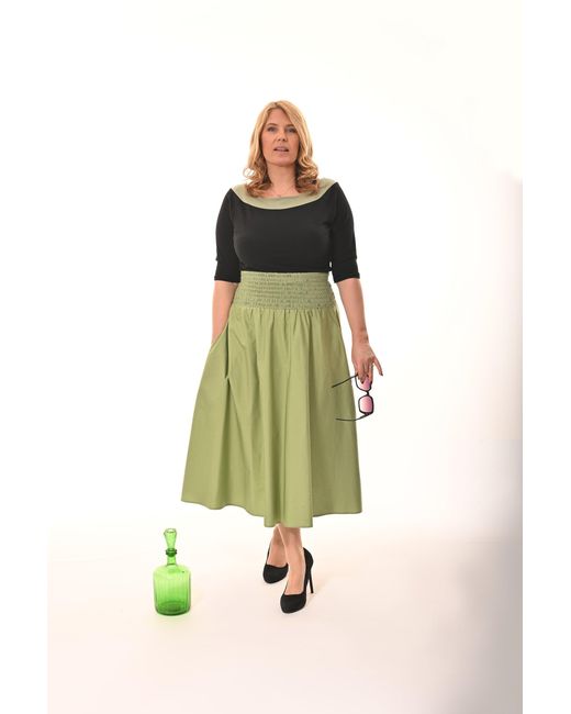 Frock Tales Black Boating Top
