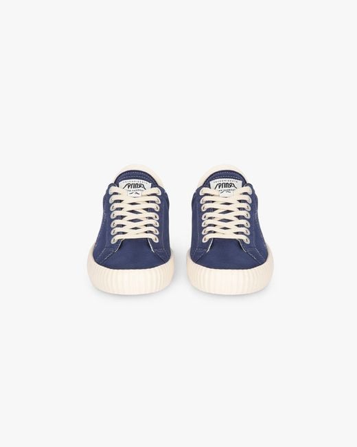Springa | Unique Vulcanized Sneakers Italian Handmade Blue Wavy Suede Sneakers for men