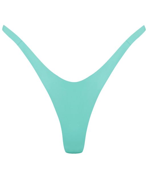 Elissa Poppy Green Latex G-String