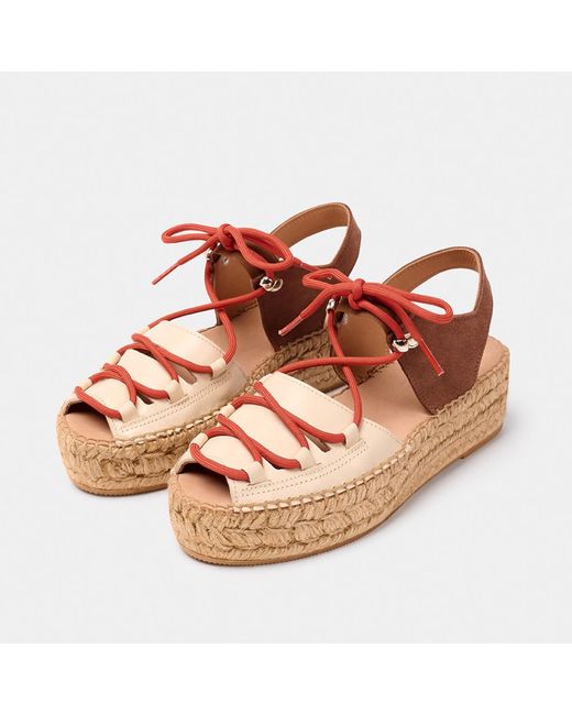 Naguisa Brown Neutrals Cima Ecru