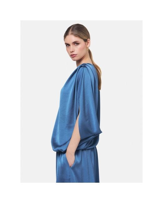 Helen Mcalinden Blue Berna Storm Blouse