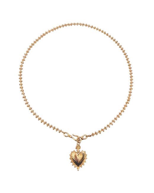 IN CAUDA VENENUM Metallic Seraphine Necklace