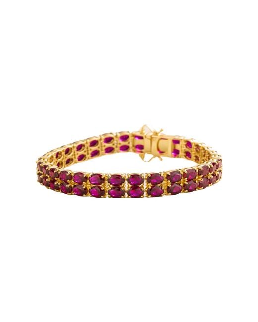 Juvetti Multicolor Salto Double Tennis Bracelet