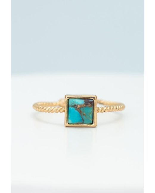 Starfish Project Blue Jayne Square Ring