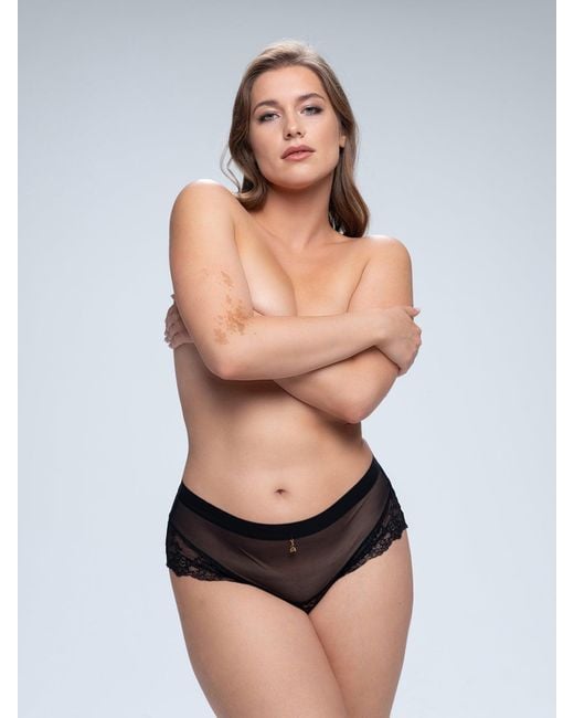 BonBon Lingerie Black Angelina Full Brief