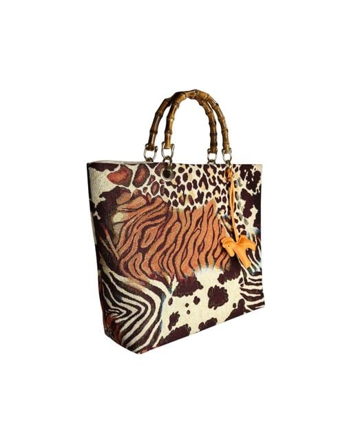 Ruj Heritage Multicolor Picnic Bag Jacquard Animalier