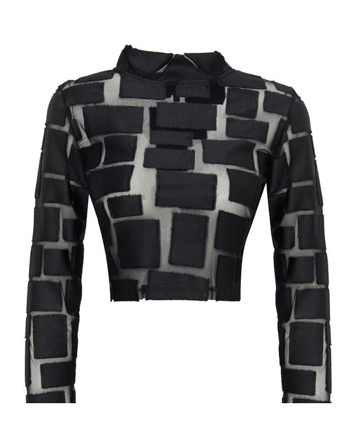 Ariana Bestepe Black Arelia Top