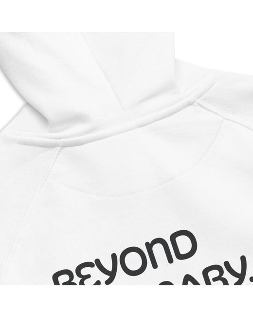 Anchor and Crew White Beyond Ordinary Creative Standard Organic Cotton Hoodie