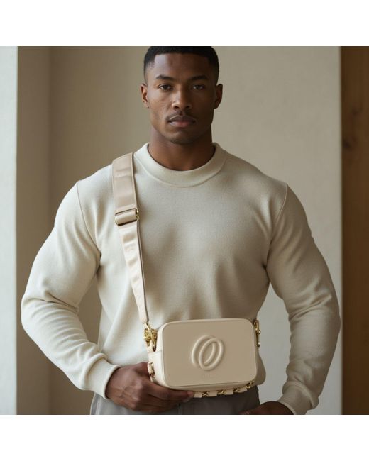 Offero Collection Natural Neutrals Cream Theft-Deterrent Crossbody