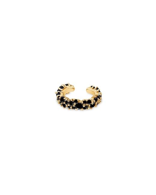 SALLY SKOUFIS Metallic Cosmic Ear Cuff With Made Cz Diamond Stimulant