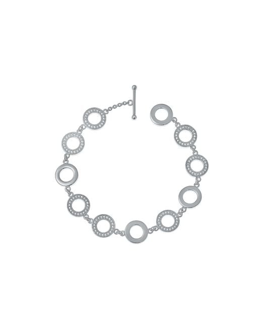 Lucy Quartermaine Metallic Art Deco Halo Bracelet