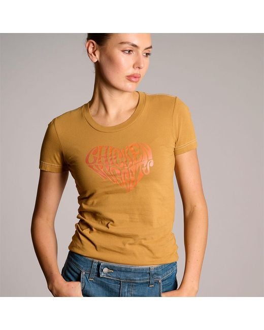 Love and Nostalgia Yellow Margot Tee