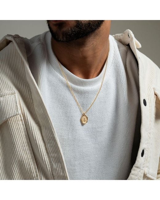 Dower & Hall Metallic Achievement Wasp Talisman Necklace for men