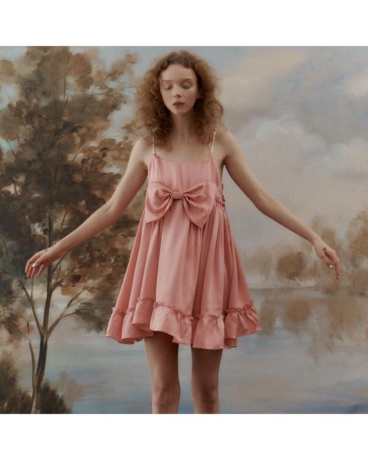 Lisa The Label Pink Angel Baby Bow Dress