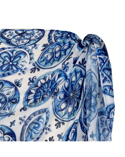 Nur Karaata Blue Dianella Bleu Blanc Pareo