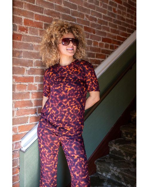 Jennafer Grace Red Mareesa Trousers