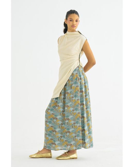Maison Qala Green Neutrals Buttercup Co-Ord Set