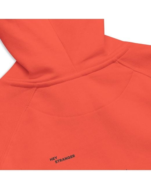 Anchor and Crew Red Burnt Seven You Are Enough X Mental Health Editions Organic Cotton Hoodie